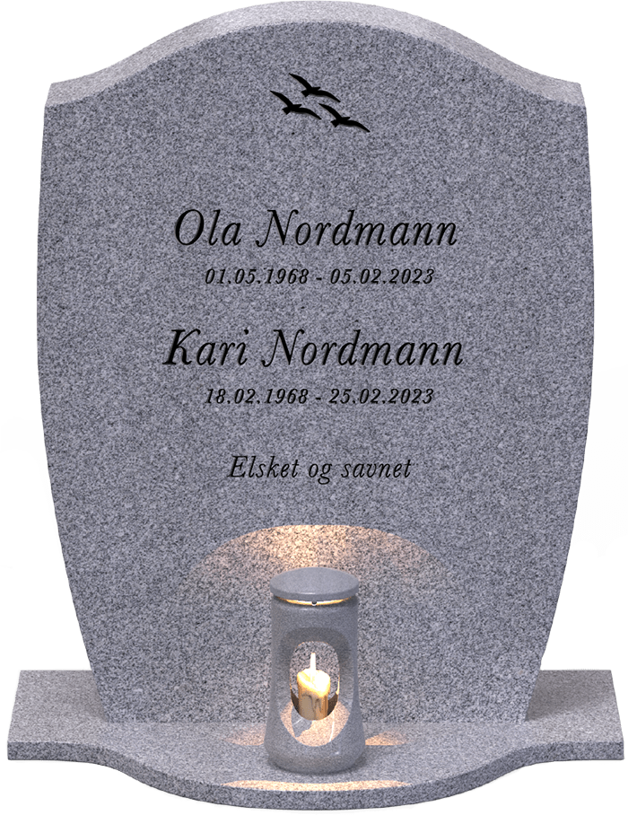 Gravsteiner - Variert utvalg av gravsteiner i høy kvalitet